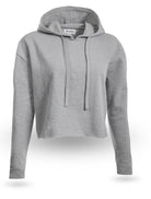 Gray hoodie on a white background