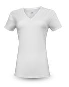 White t-shirt on a white background