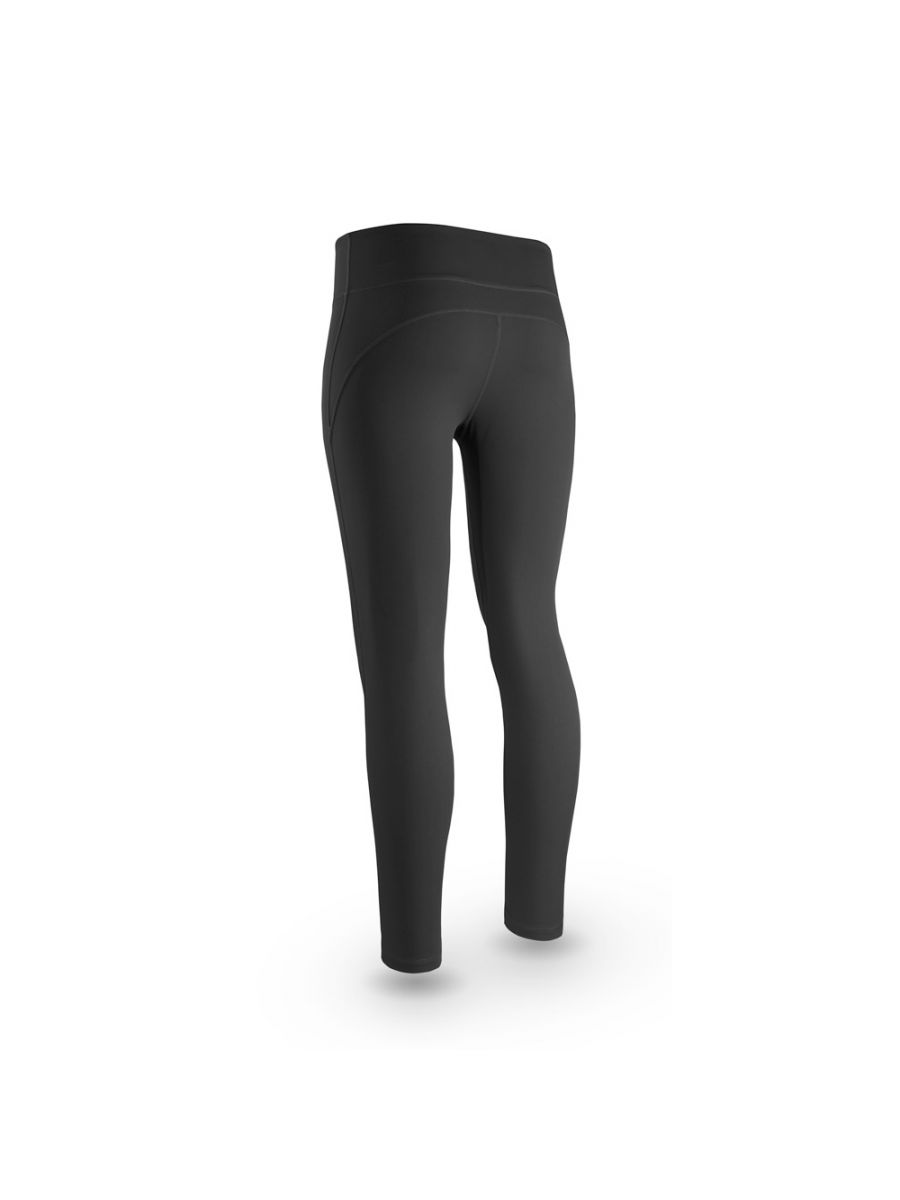 Black leggings on a white background