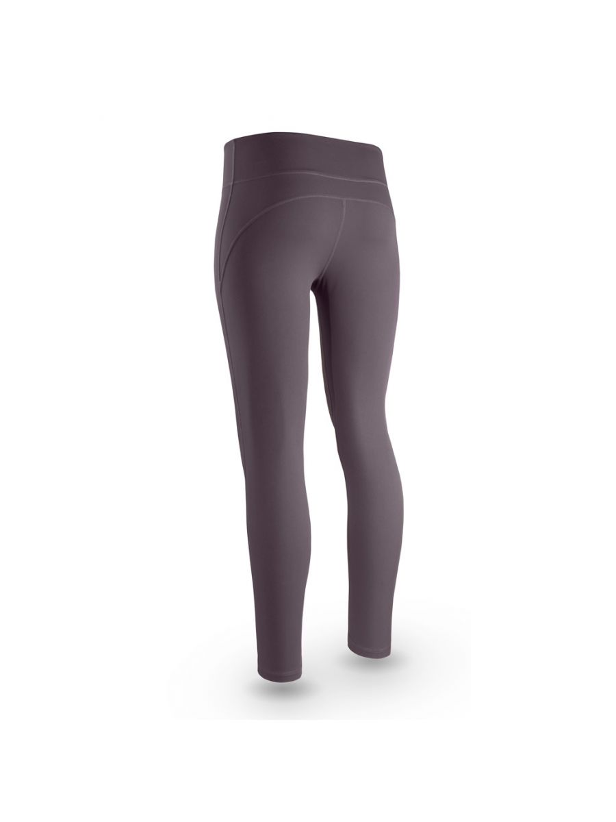 Dark gray leggings on a white background