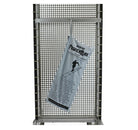 PowerMax product bag hanging on a metal ladder with a white background
