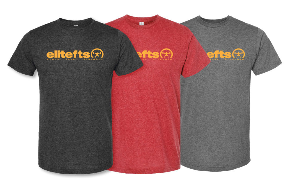 elitefts Tagline Gold Premium T-Shirt 