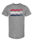 elitefts tagline rwb stacked premium t-shirt grey