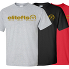 elitefts Tagline Vegas Gold T-Shirt