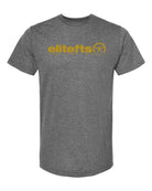 picture of elitefts Tagline Vegas Gold Premium T-Shirt grey