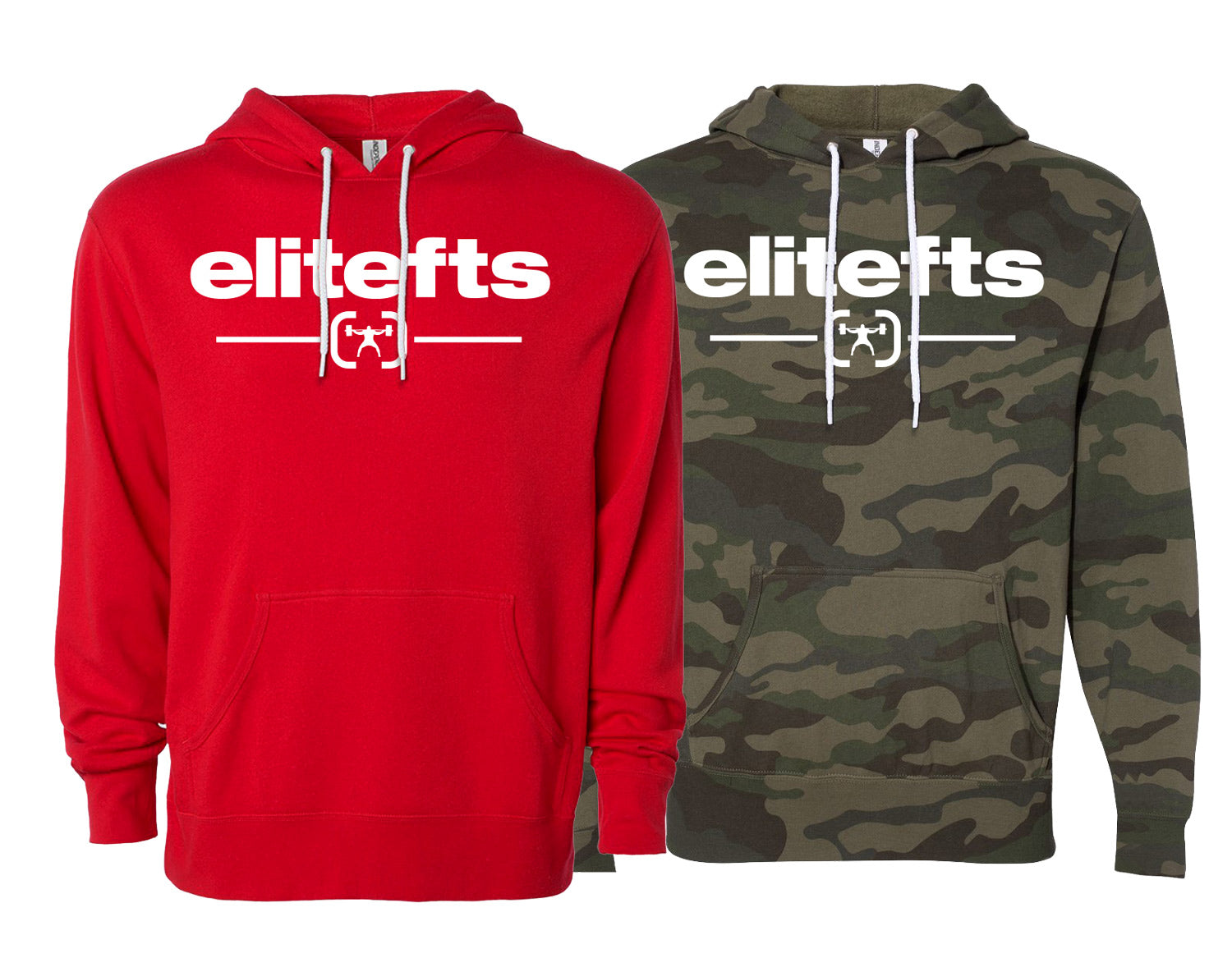 picture of elitefts Tagline Locked Lightweight Hoodies