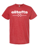 Picture of elitefts Tagline Locked Premium T-Shirt  red