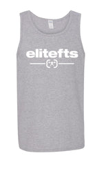 picture of elitefts Tagline Locked Tank Top grey