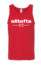 picture of elitefts Tagline Locked Tank Top red