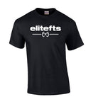 picture of elitefts Tagline Locked T-Shirt black