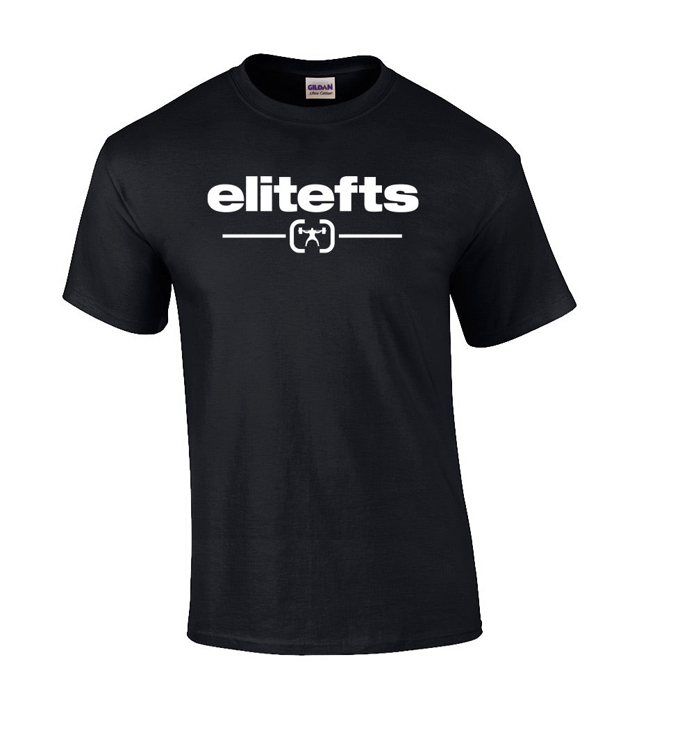 picture of elitefts Tagline Locked T-Shirt black