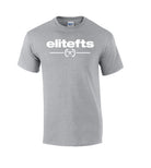 picture of elitefts Tagline Locked T-Shirt grey