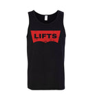 elitefts Red Lifts Tank Top black