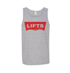 elitefts Red Lifts Tank Top grey