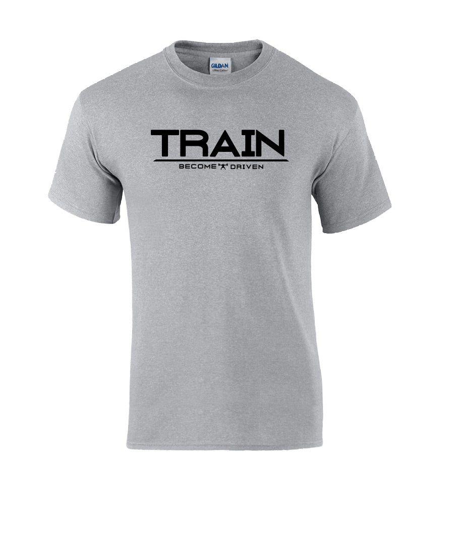 elitefts Train Become Driven T-Shirt grey