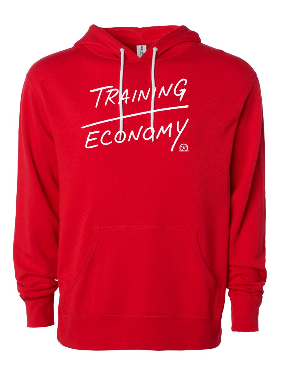Training Economy Lightweight Hoodie red