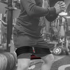 picture of using tension trainers for squats