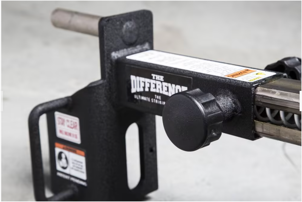 The Difference Striking Pad's spring adjustment attachment