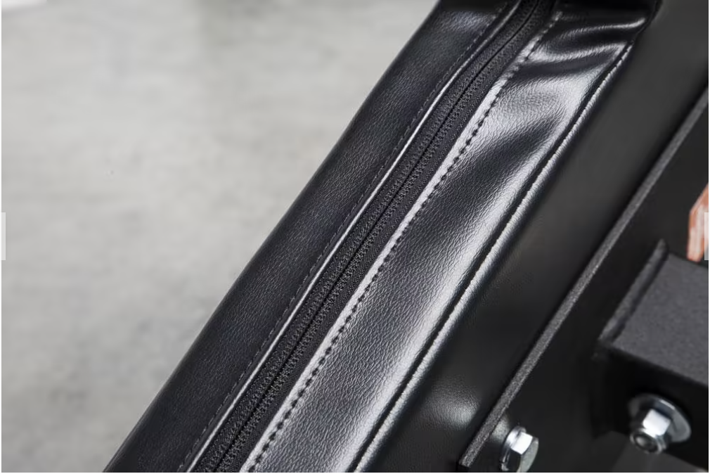 close-up of The Difference Striking Pad's zipper