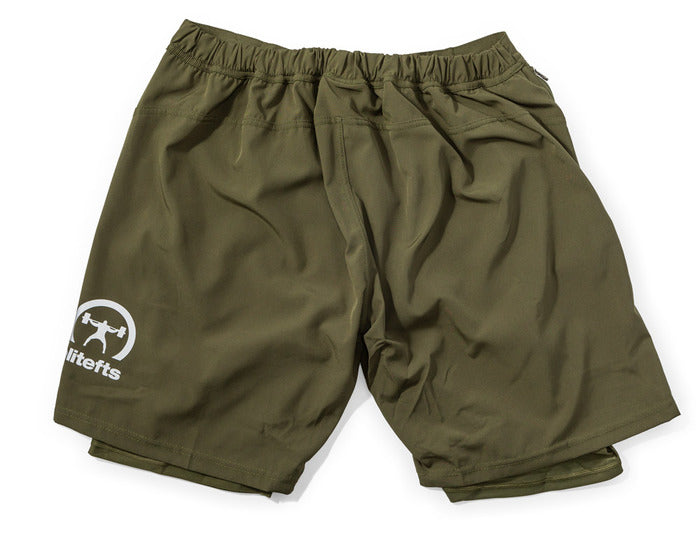 Run shorts green 