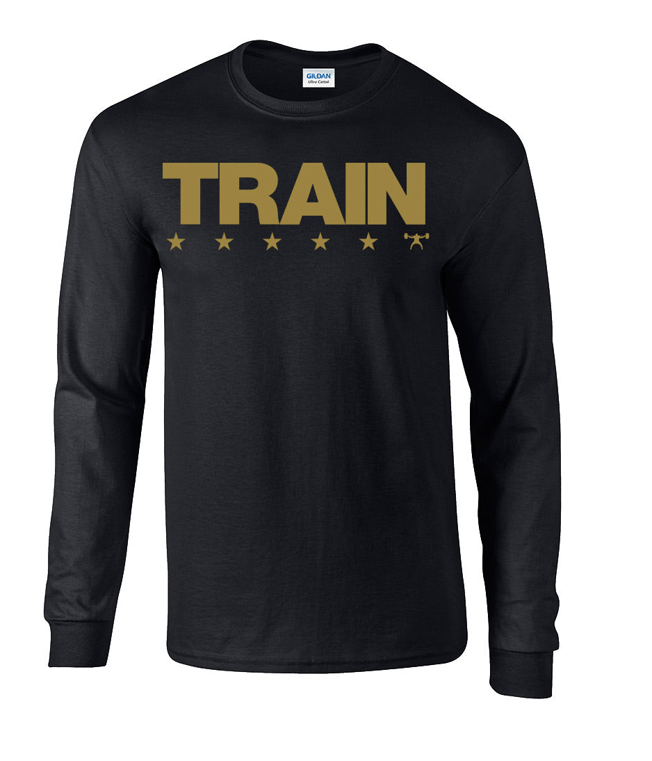 picture of elitefts Train Stars Long Sleeve T-Shirt black
