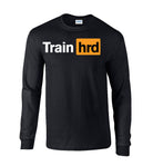 picture of elitefts Train Hard Long Sleeve T-Shirt black