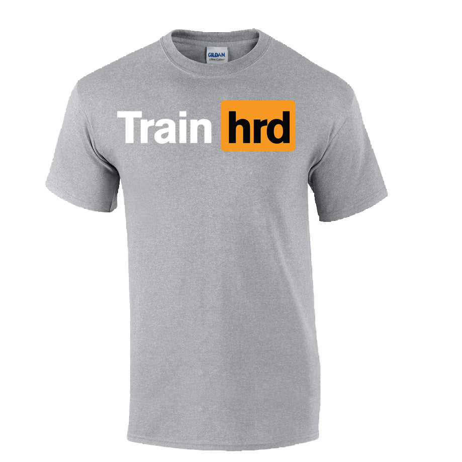 picture of elitefts Train Hard T-Shirt grey