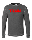 elitefts Train Red Thermal Long Sleeve Shirt gey