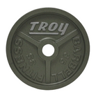  weight plate with 'Troy' branding on a white background