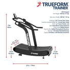 picture of Trueform Runner Curved Treadmill info chart