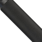 power bar knurling close up