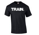 elitefts Train White T-Shirt Black
