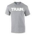 elitefts Train White T-Shirt Grey