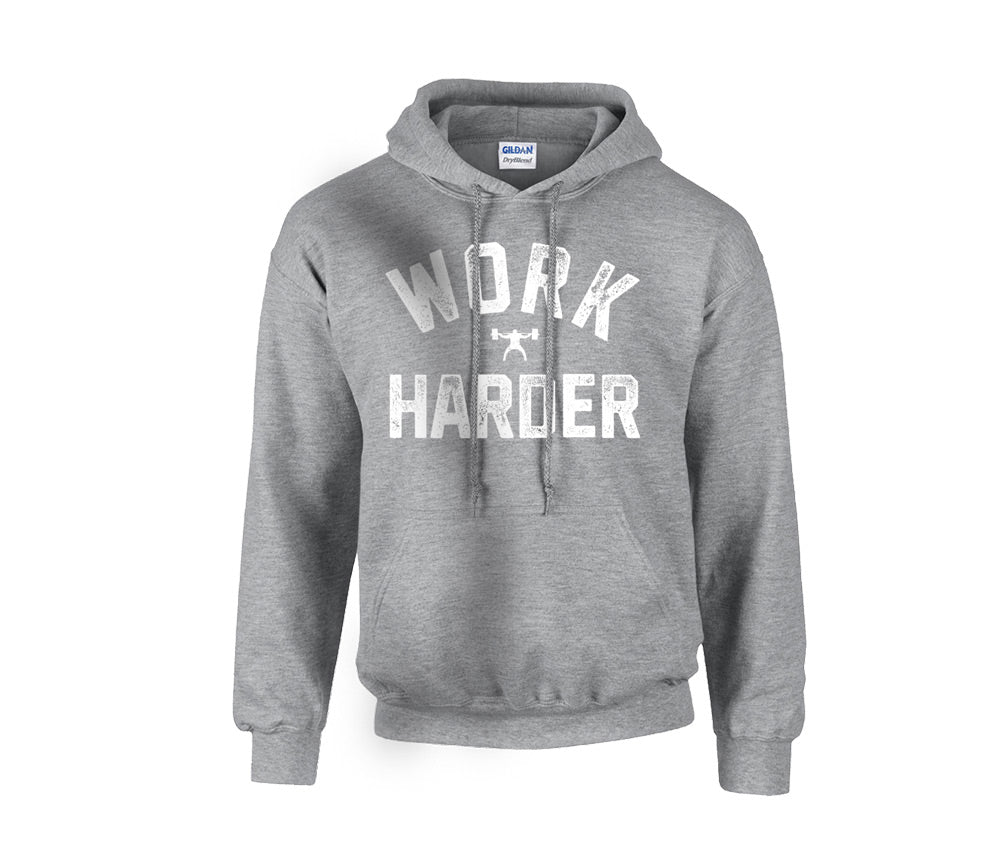 elitefts Work Harder Hoodie grey