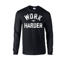 picture of elitefts Work Harder Long Sleeve T-Shirt black