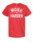 picture of elitefts Work Harder Premium T-Shirt red
