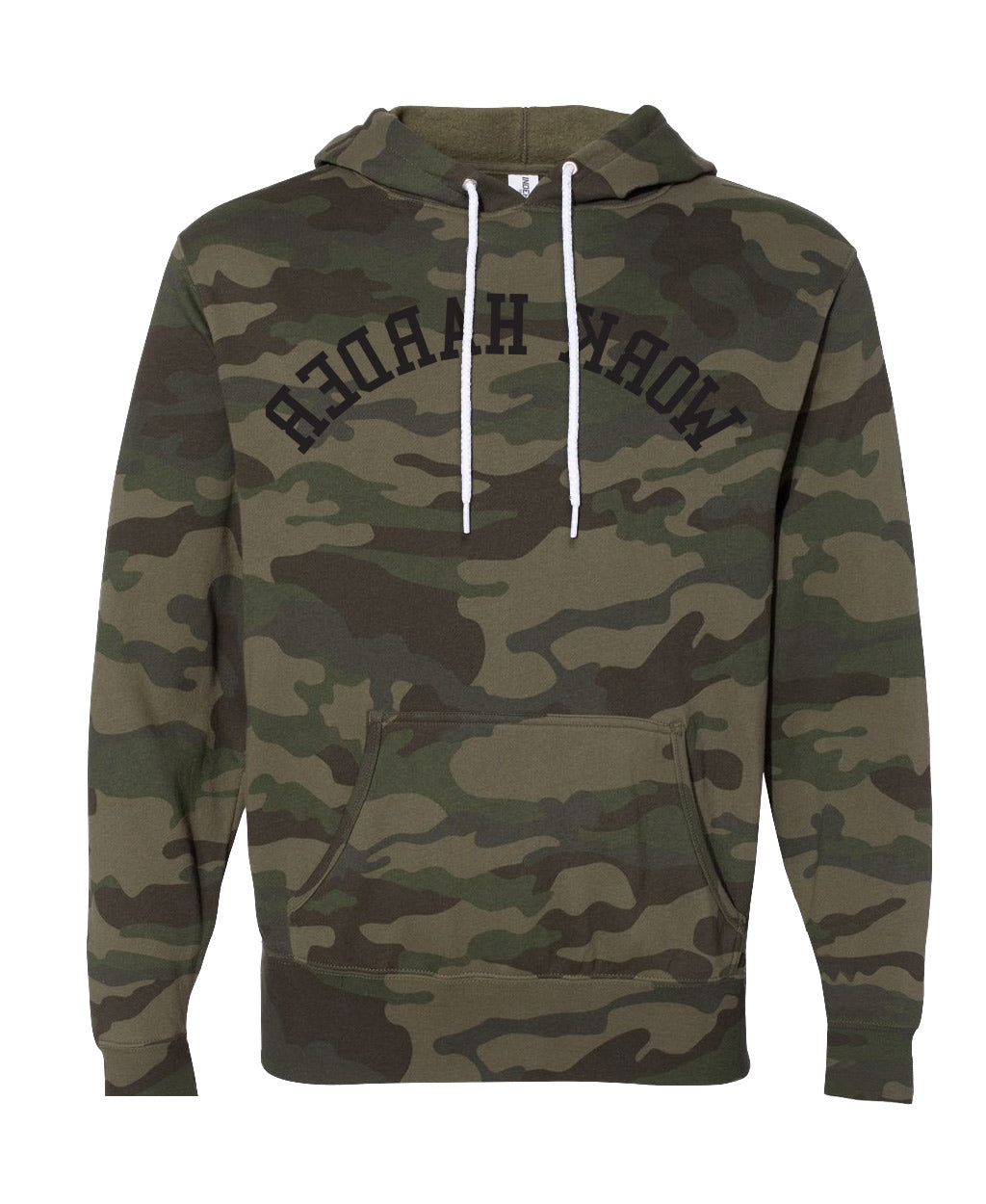 elitefts Work Harder Flip Lightweight Hoodie camo