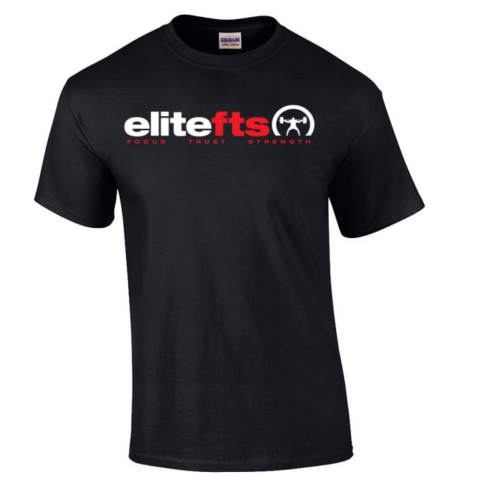 elitefts™ Tagline Red and White T-Shirt | EliteFTS