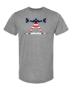 elitefts™ American Flag Squatter Premium T-Shirt