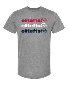 elitefts tagline rwb stacked premium t-shirt grey