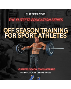 OFF-SEASON TRAINING FOR SPORT ATHLETES COURSE