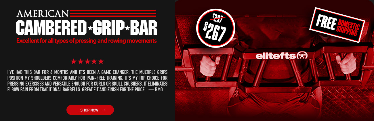 american cambered grip bar sale