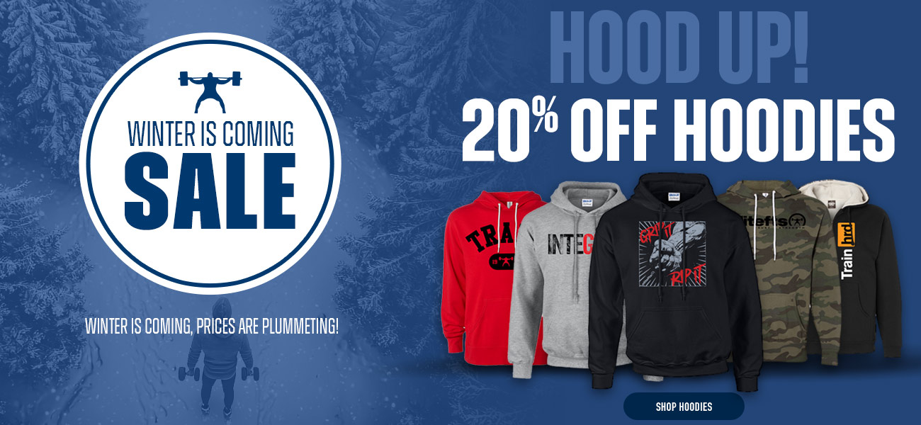 20% off hoodies