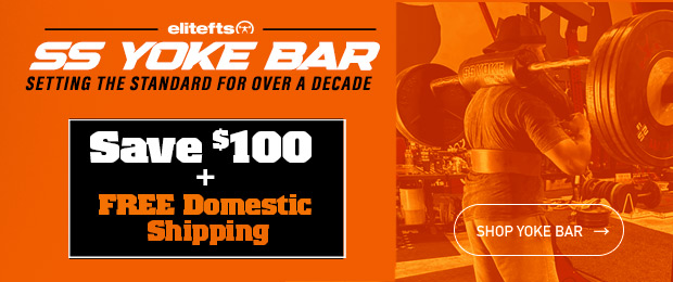 elitefts ss yoke bar sale