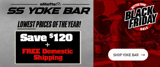 elitefts ss yoke bar sale