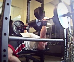 Dynamic Effort Bench Wk1: 8x3 w/ Chains, & Shoulder Saver Pad Benching